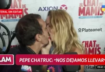 Sabrina Rojas besó a José Chatruc frente a las cámaras